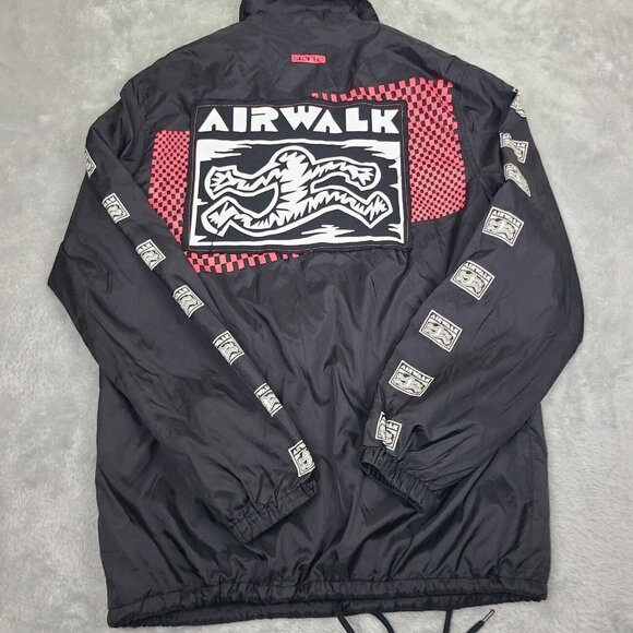 Airwalk x Jeff Staple Collab Button Jacket Black Red Size‎ Small - Picture 7 of 9